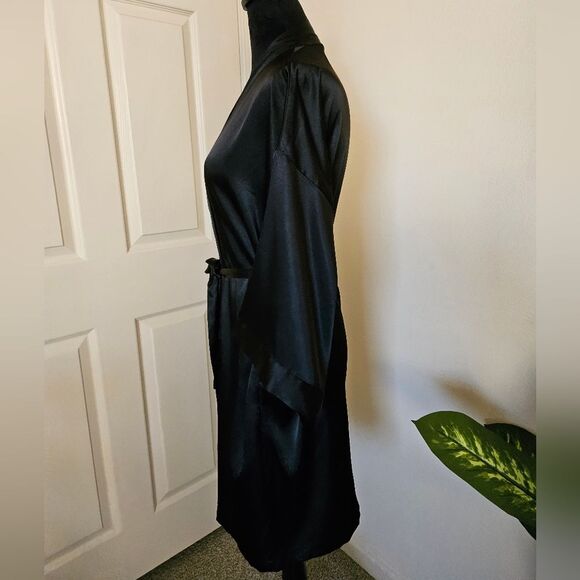 Victoria's Secret Black Satin Robe - Picture 3 of 10